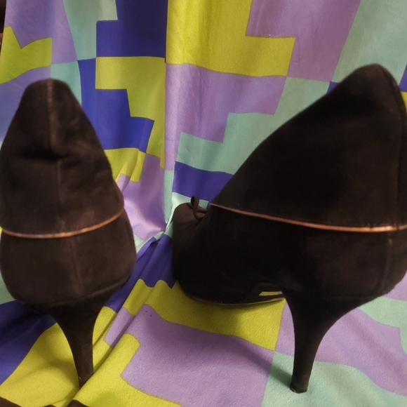 Joey black suede booties - Picture 3 of 5